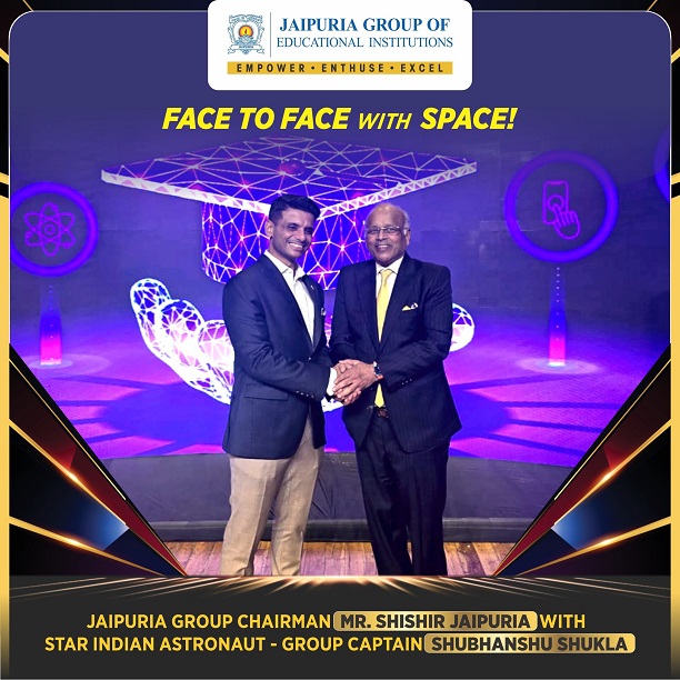 Astronaut-Subhansu-Shukla-with-Shishir-Jaipuria