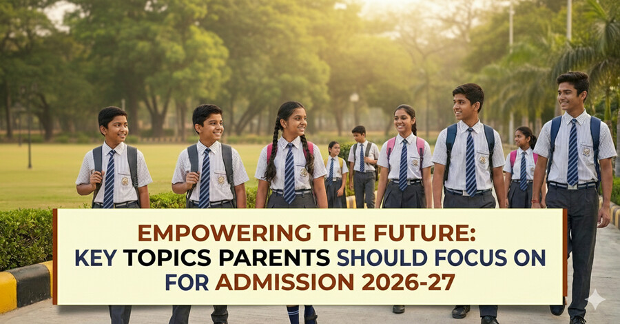 Students at Seth Anandram Jaipuria School Lucknow preparing for 2026-27 admissions